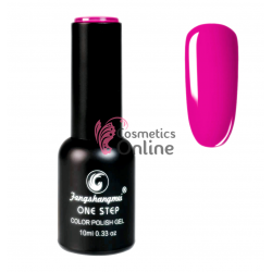 Oja semipermanenta FSM, ONE STEP Color UV/LED 10ml Cod 204 Ultra Pink